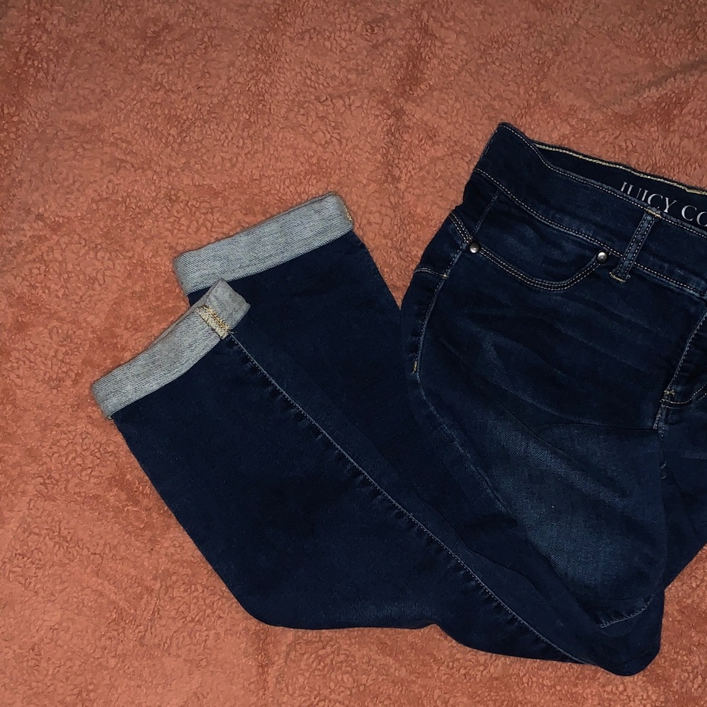 Juicy Couture Dark Indigo Skinny Jeans